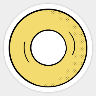 Yellow Pool Float Sticker